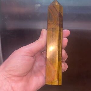 Golden Brown Crystal Tower